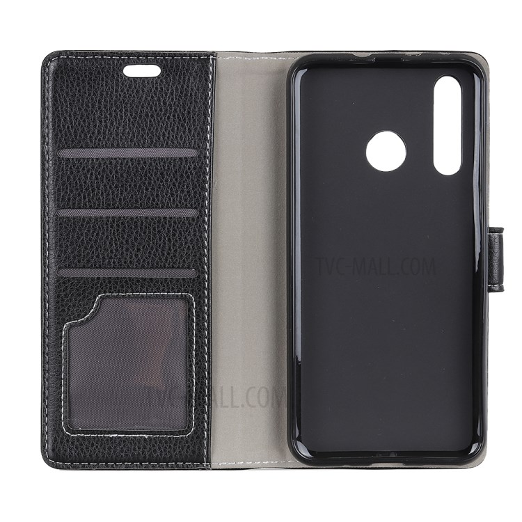 Case Huawei Nova 4 / Pre-Order * เคสกระเป๋าหนังเนื้อลิ้นจี่ แบบกระเป๋าสตางค์: 2 ช่องเสียบการ์ด + 1 ช่องเสียบภาพ + 1 กระเป๋า *