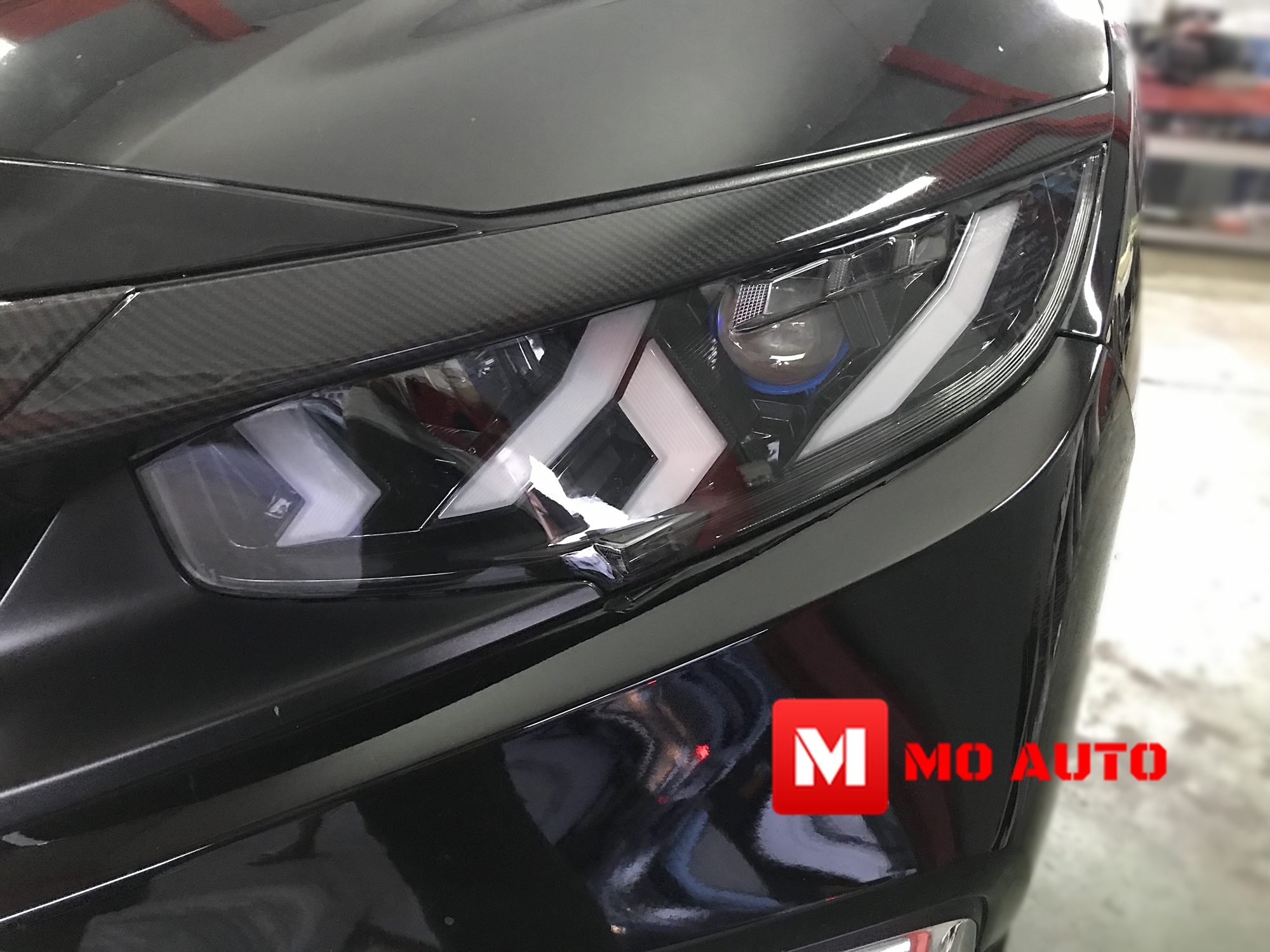 โคมไฟหน้า LED CIVIC FK ทรง Lamborghini Style