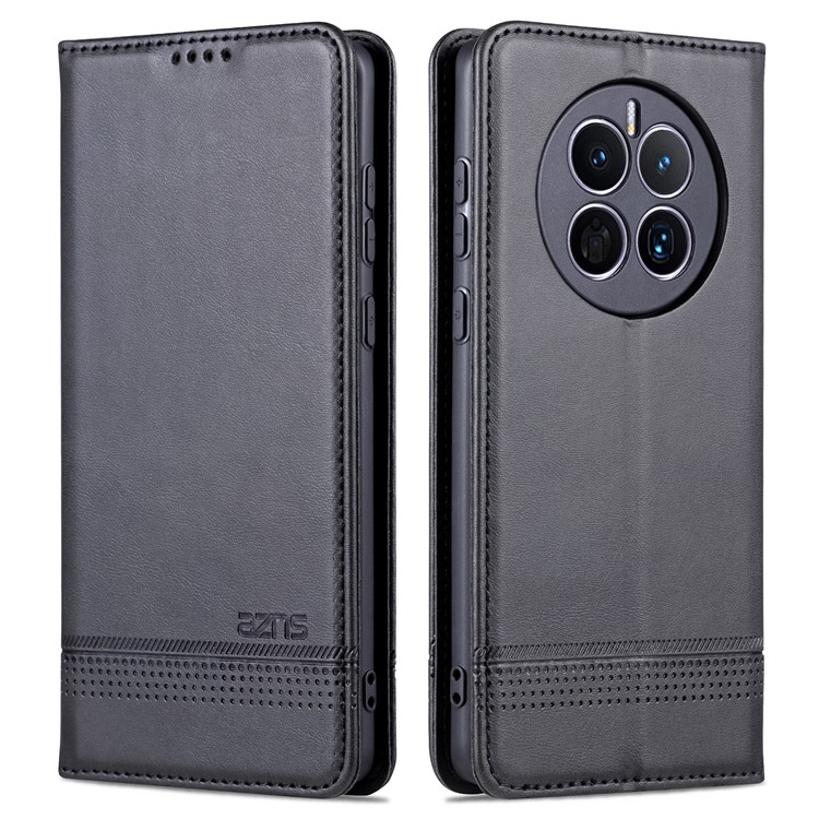 Case Huawei Mate 50 4G # Pre-Order * AZNS เคสผิวหนังวัว หนัง PU Magnetic Auto-absorbed Folio Flip Wallet Cover *