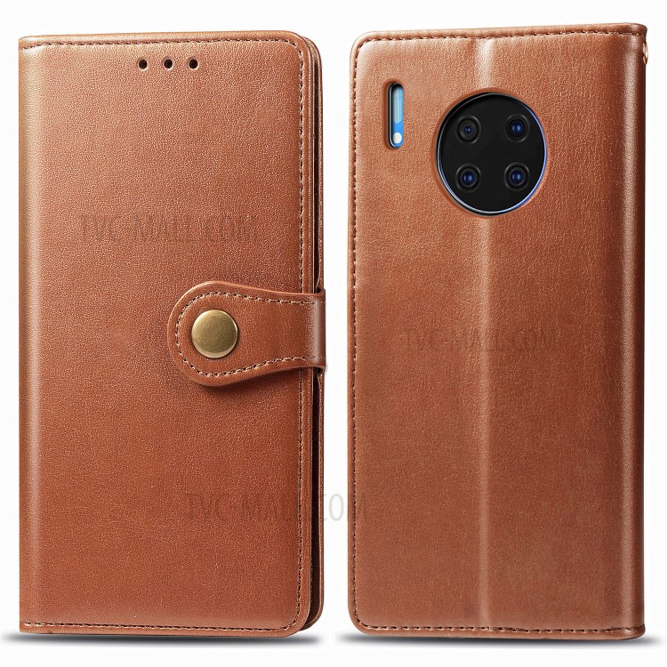 Case Huawei Mate 30 Pro / Pre-order * HAT PRINCE ลิ้นจี่ผิวหนัง PU + TPU กระเป๋าสตางค์ *