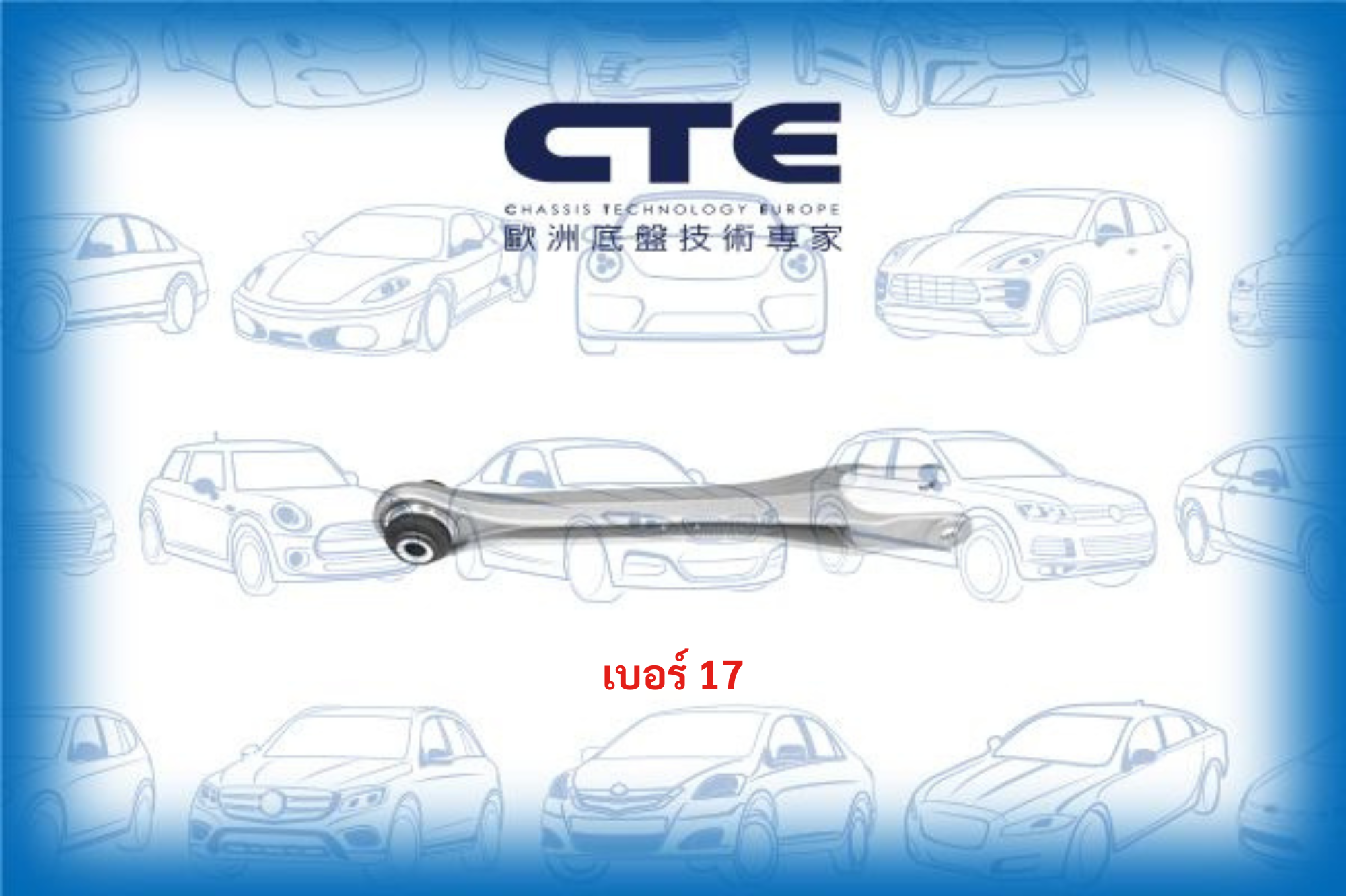 PORSCHE 911 ปีกนกล่าง ล้อหลัง / ยี่ห้อ CTE / 99733105302 99634194100 99634106300 99634105317 99634105305