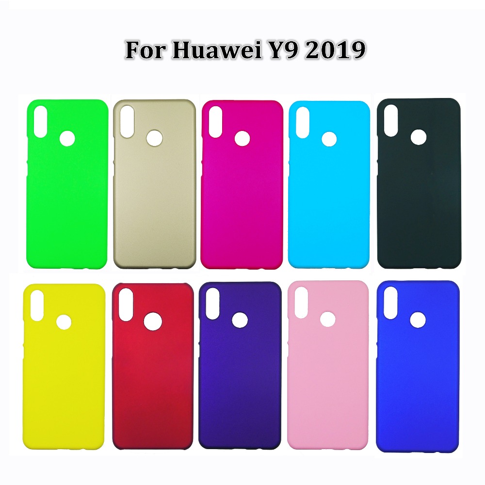 Case Huawei Y9 2019 / Pre-orde * เคสพลาสติกยางแข็งผิวเคลือบยางป้องกันลายนิ้วมือและเรียบเพื่อสัมผัส *