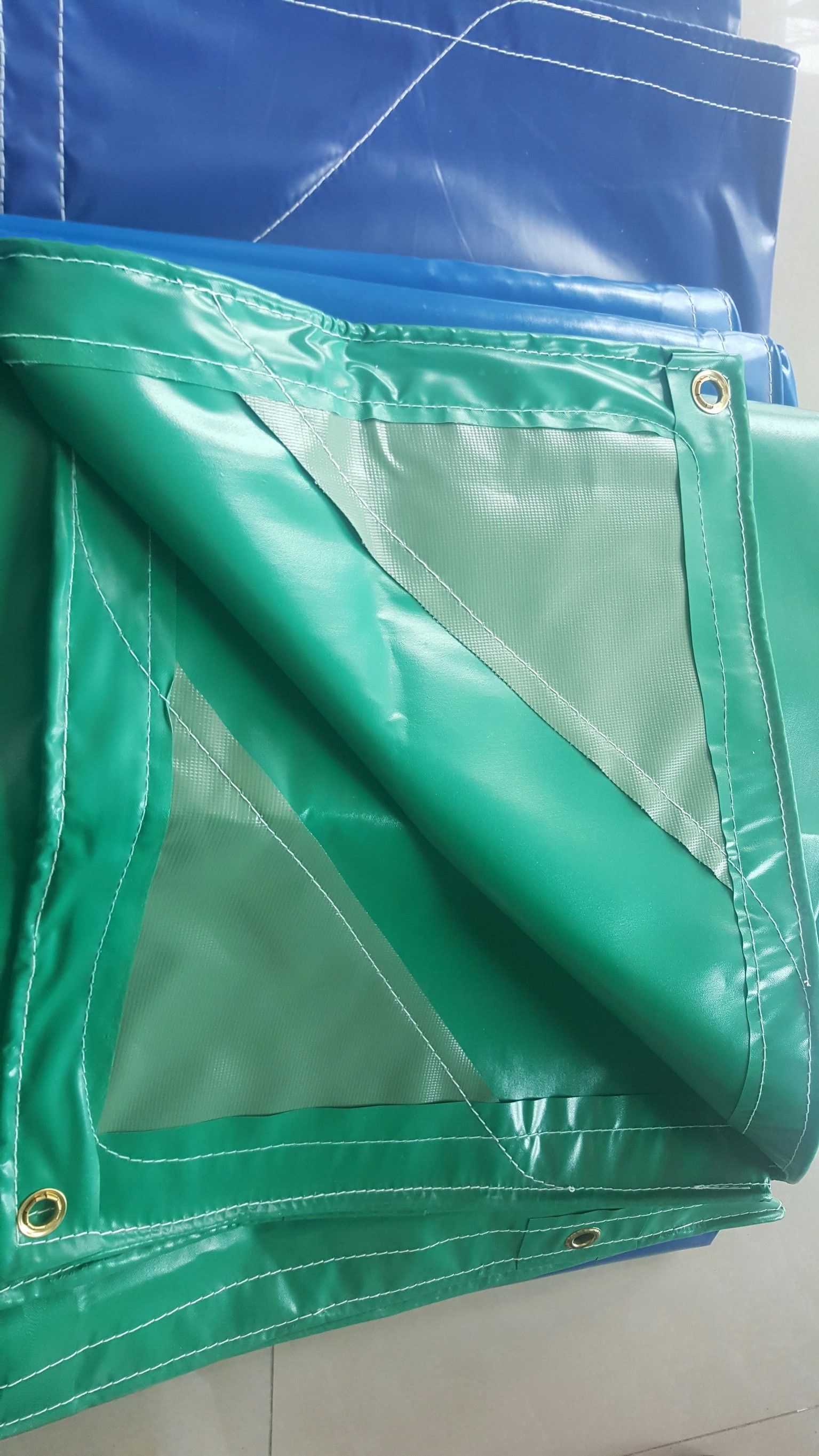 ผ้าใบกันฝน ขนาดกว้าง 11m x ยาว 3m ผ้าใบคลุมสินค้า ผ้าใบกันน้ำ ผ้าใบกันแดด ผ้าใบคูนิล่อน ผ้าใบคลุมคอกรถระบะ ผ้าใบคลุมรถสิบล้อ ผ้าใบกูบรถไฟ ผ้าใบรถบรรทุก kunilon อย่างดี