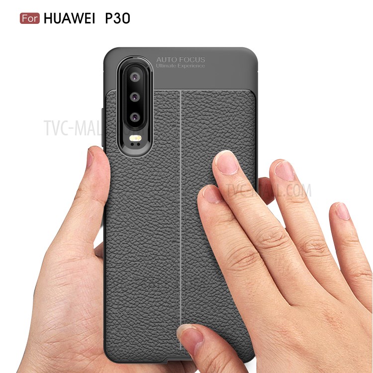 Case Huawei P30 # Pre-Order * MOFI เคส TPU แปรงเนื้อคาร์บอนไฟเบอร์ *