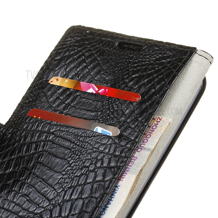 Case Huawei Y9 / Pre-order * เคสผิวจระเข้เนื้อหนัง PU สไตล์กระเป๋าสตางค์: ช่องใส่การ์ด 2 ช่อง + กระเป๋าเงิน 1 ใบ *