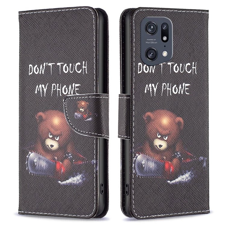 Case OPPO Find X5 Pro # Pre-Order * เคสพิมพ์ลาย ผลิตจากหนัง PU และวัสดุ TPU เคสแบบพับปิด *