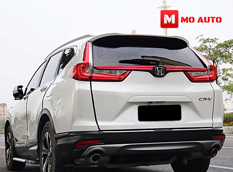 คิ้วไฟ LED ฝากระโปรงท้าย M Step Carbon CR-V G5