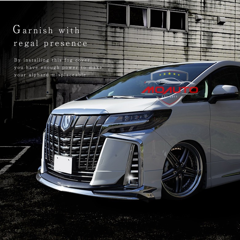 ครอบช่องไฟตัดหมอกหน้า ALPHARD 30 MC