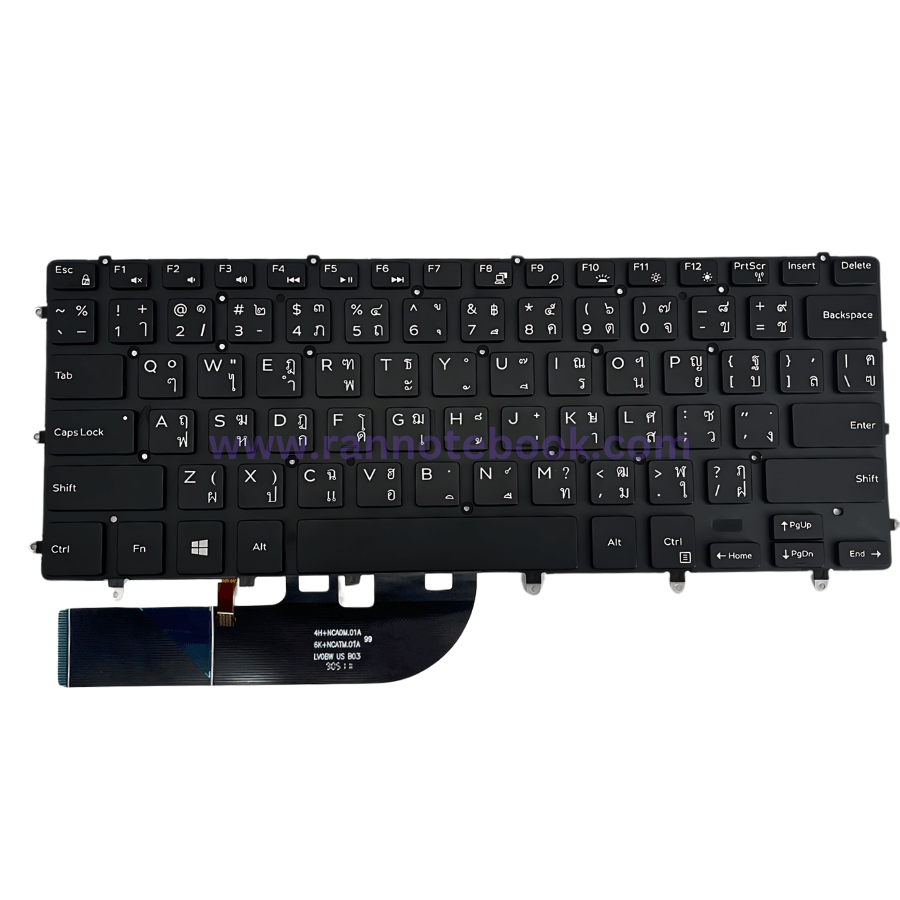 Keyboard Notebook Dell Precision 5540 แท้ศูนย์ประกัน Dell