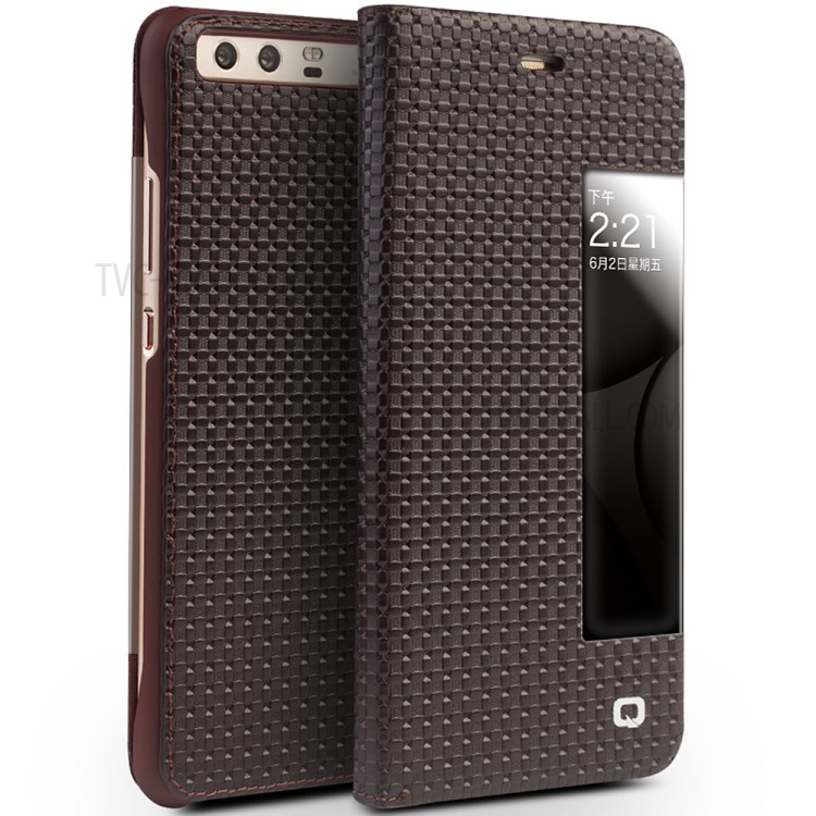 Case Huawei P10 Plus / Pre-order * QIALINO เคสหนังแท้ ฟังก์ชั่นปลุก / นอนหลับอัตโนมัติ *