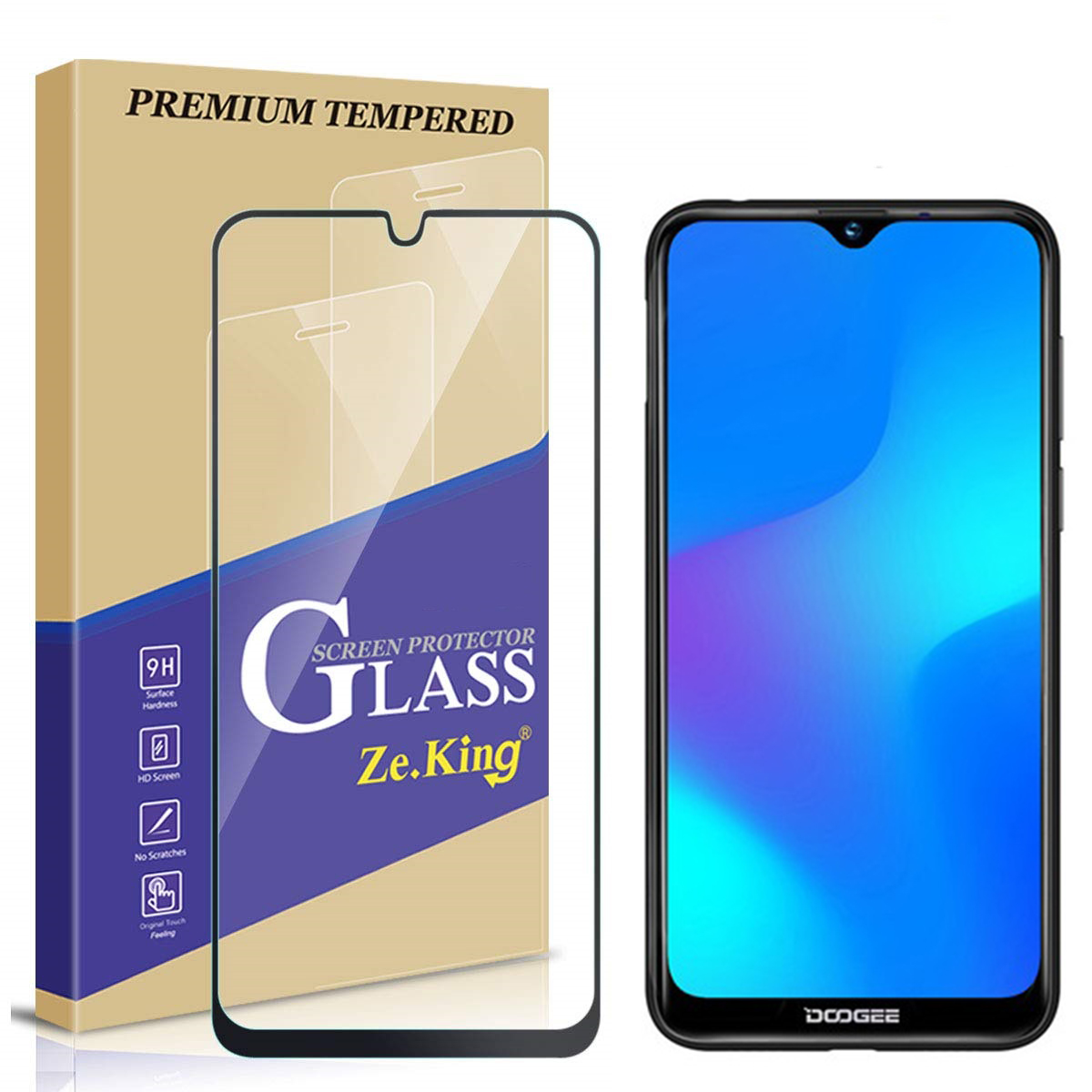กระจกนิรภัย Doogee Y8 / Pre-order * กระจกนิรภัย ป้องกันหน้าจอที่มีคุณภาพสูง *