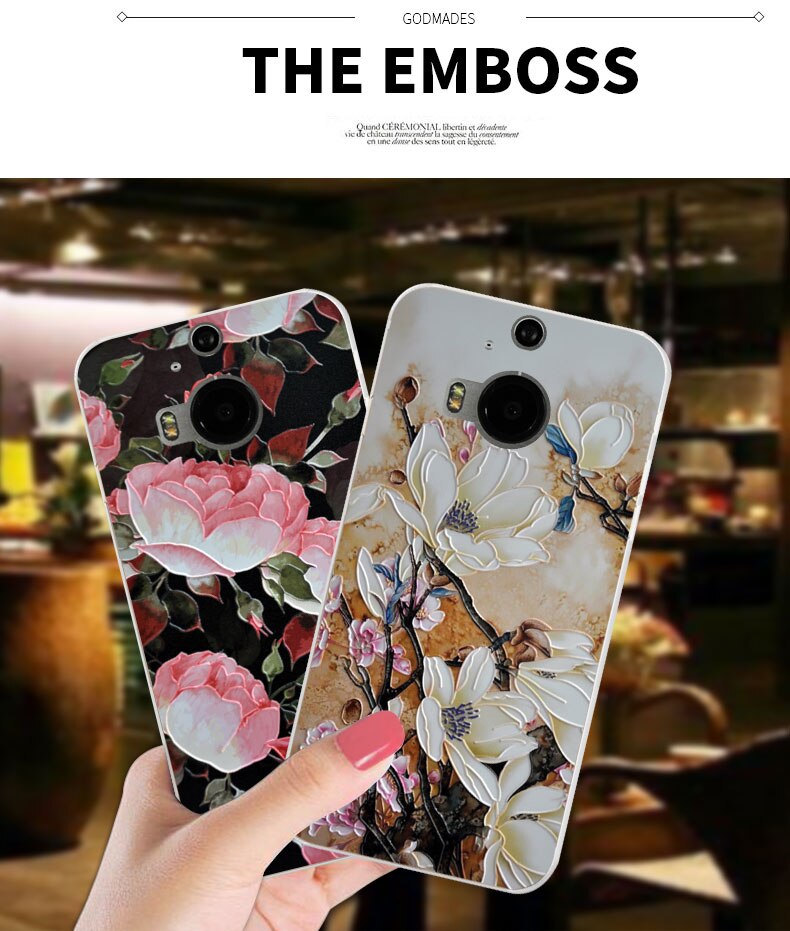 Case HTC One M9 / Pre-order * เคสหรูหราซิลิโคน พิมพ์ลายนูน สีสันสดใส *