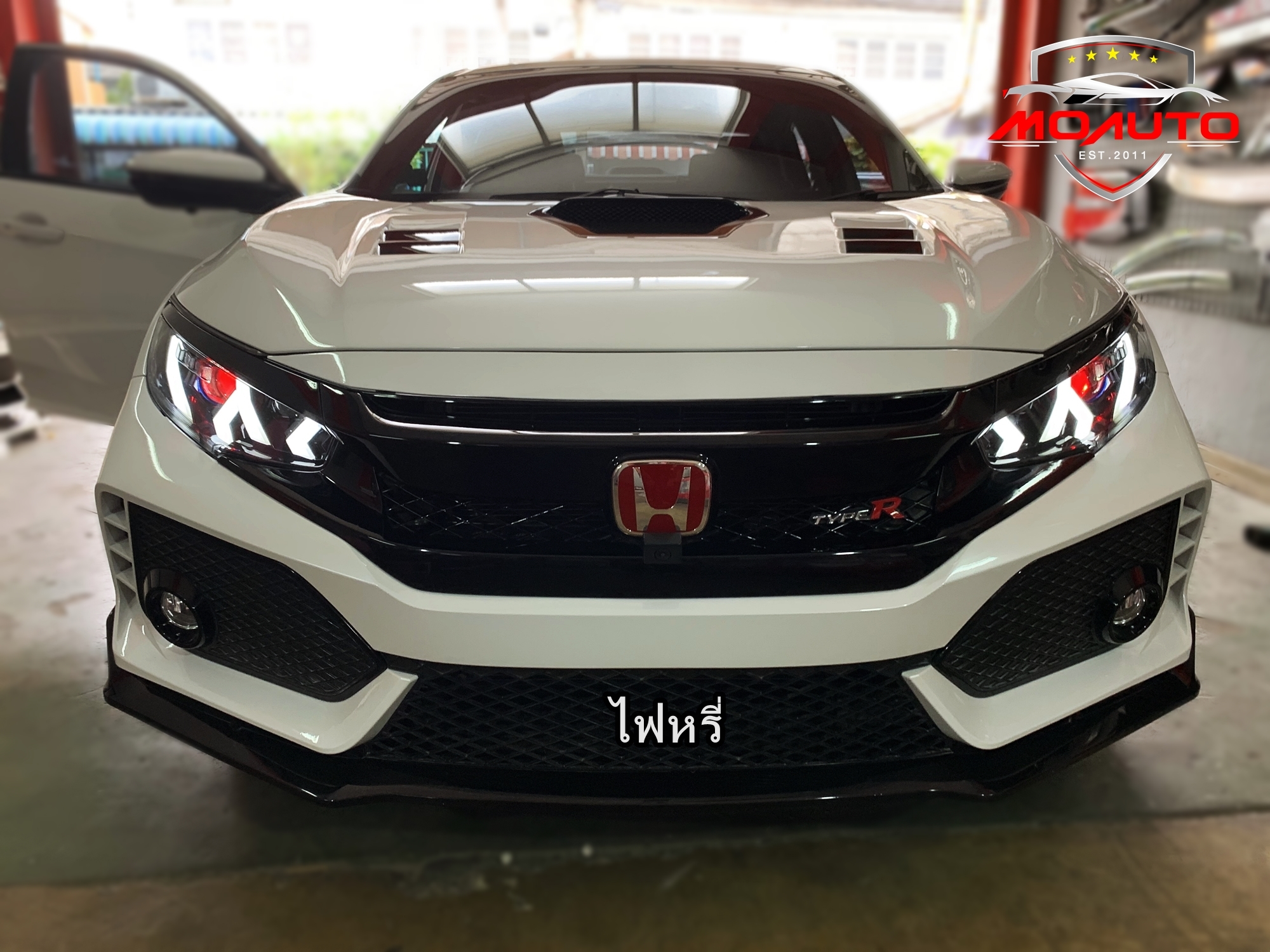 โคมไฟหน้า LED CIVIC FK ทรง Lamborghini Style