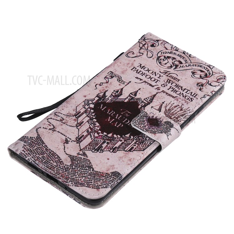 Case Huawei Mate 20 X / Pre-order * เคสกระเป๋าสตางค์ ประดับลวดลายพร้อมขาตั้ง + สายคล้องมือ *