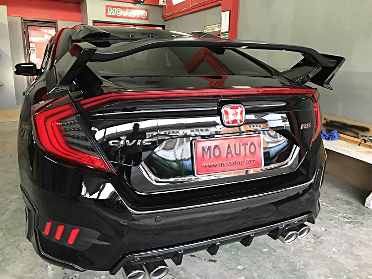 ไฟท้าย M-Concept V2 พร้อมไฟฝากระโปรงท้าย CIVIC FC / FC MC 2019