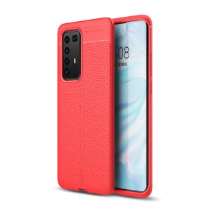 Case Huawei P40 Pro / Pre-order * พื้นผิวลิ้นจี่เนื้อสัมผัสที่สะดวกสบาย Soft TPU สามารถบิดได้อย่างอิสระโดยไม่แตกร้าว *