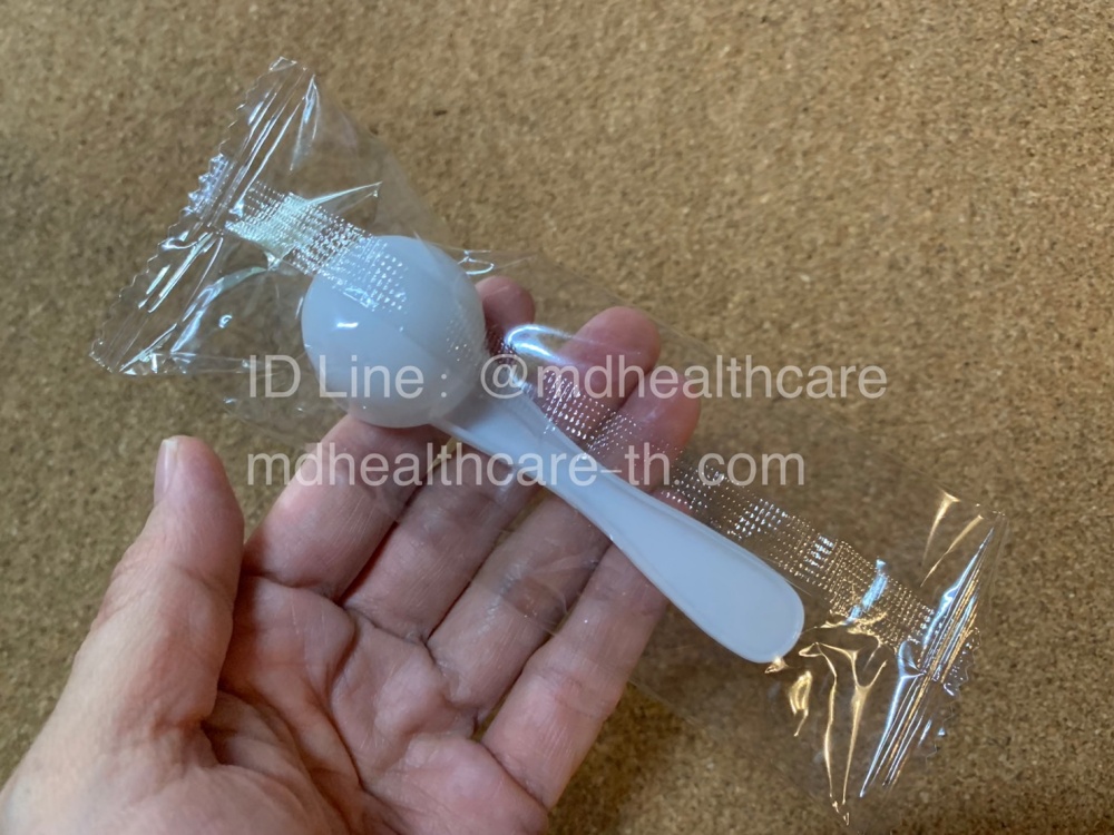 ช้อนตวง5กรัม/10ml.(cc.) ยาว9.5cm (10ชิ้น ชิ้นละ3บาท) บรรจุ1ชิ้น/ซอง