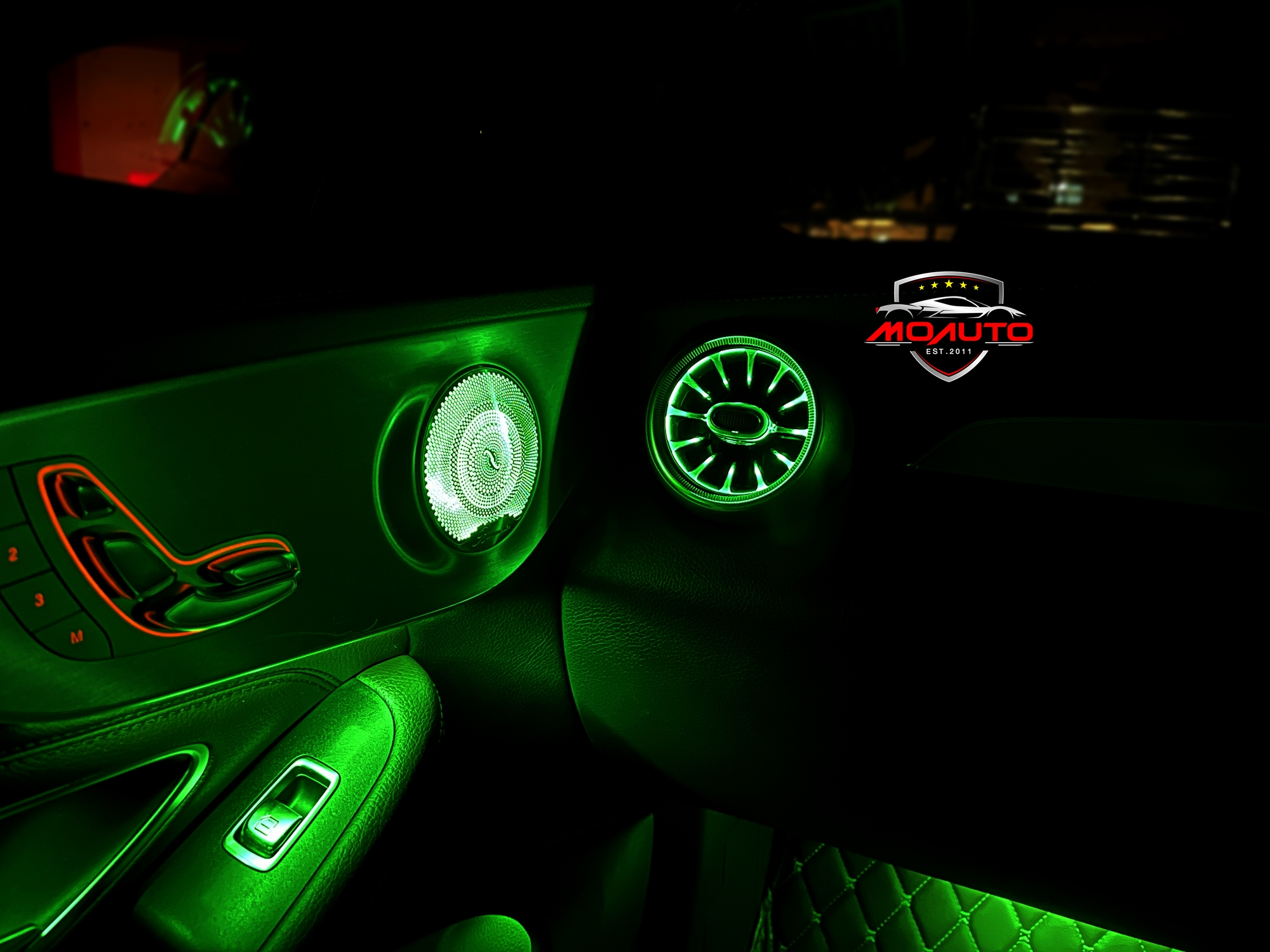 ฝาครอบลำโพงแผงข้างประตู AMBIENT LIGHT - C200 C250 W205