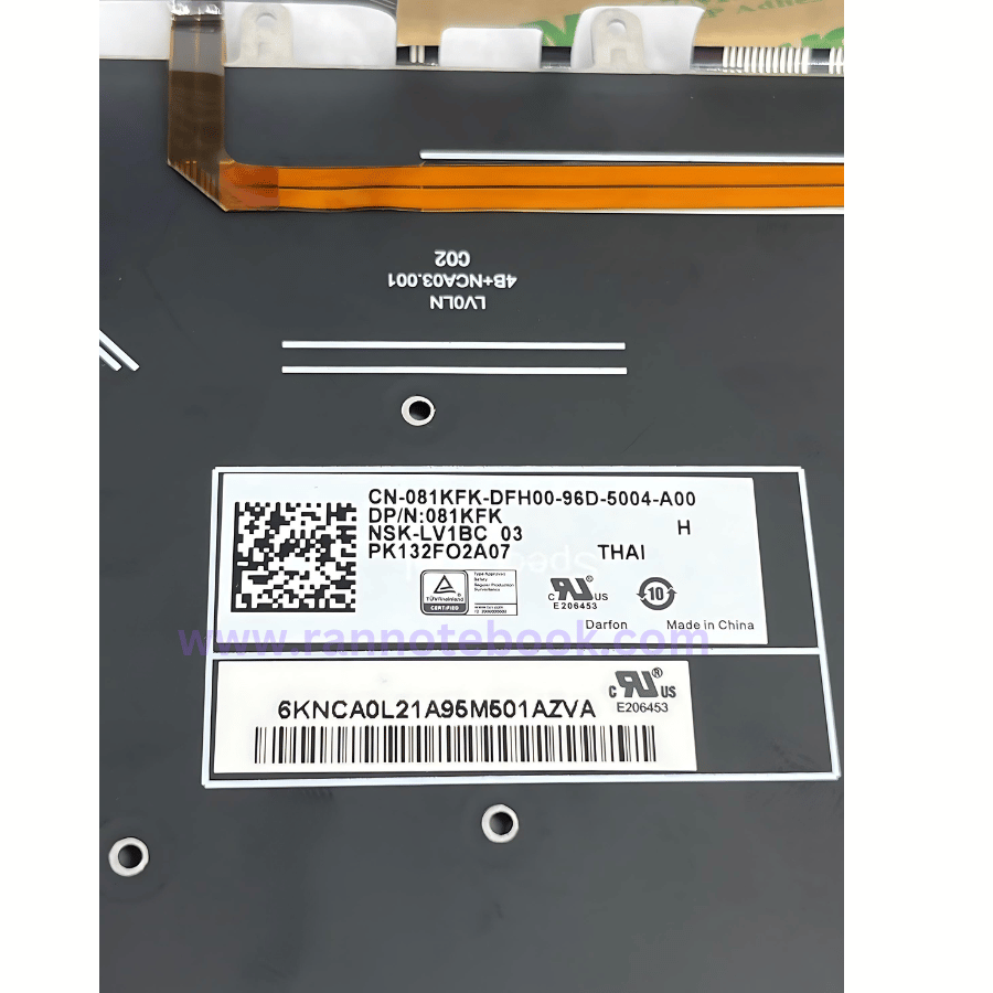 Keyboard Notebook Dell Precision 5540 แท้ศูนย์ประกัน Dell