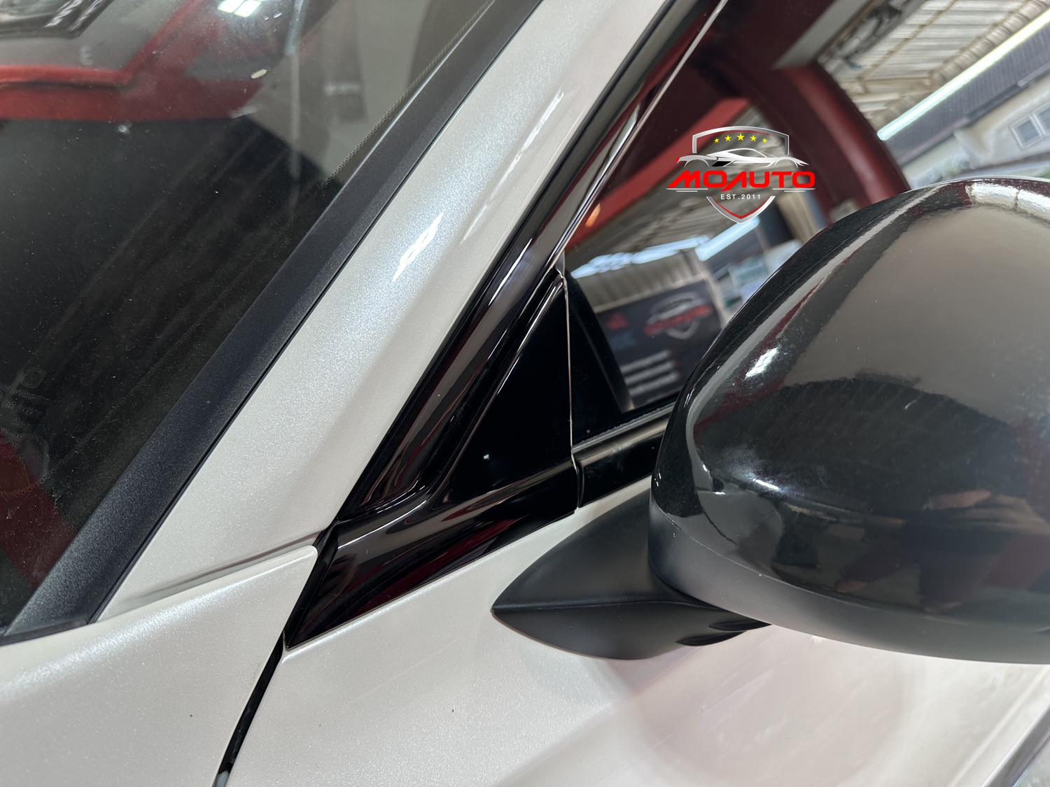 เสาประตู A B ดำเงา RS แท้ CIVIC FE