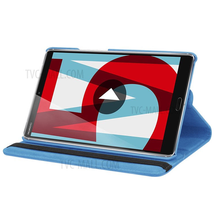 Case Huawei MediaPad M5 / Pre-Order * เคสหมุน 360 องศา ลิ้นจี่เนื้อคลาสสิกสะดวกสบายในการสัมผัส *