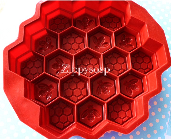 พิมพ์ซิลิโคน รวงผึ้ง เล็ก 4.5*4.2*1.5 cm**