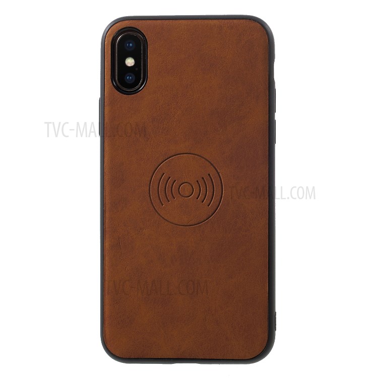 Case iPhone X , iPhone XS / Pre-Order * เคส TPU แบบยืดหยุ่นที่เคลือบด้วยหนัง PU + แม่เหล็กแผ่นโลหะ *