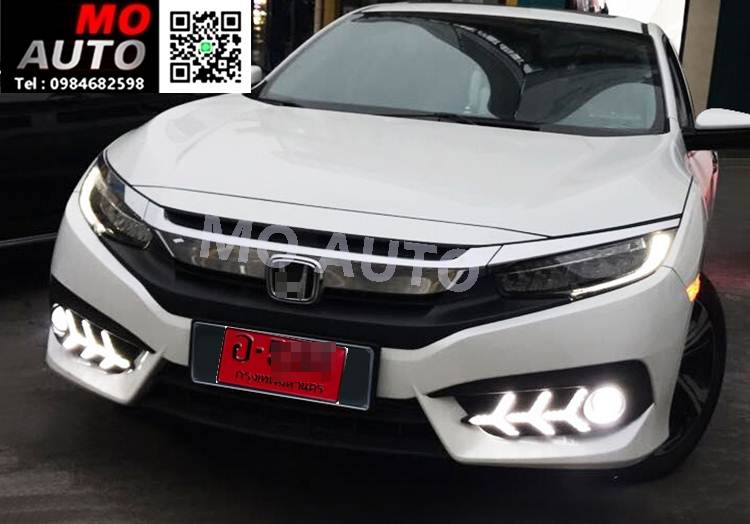 ไฟ Daylight CIVIC FC ทรง Lambo Style