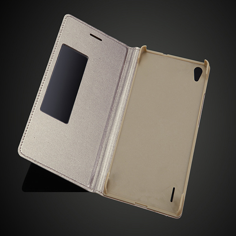 Case Huawei P7 / Pre-order * Original Smart flip cover มุมมองหน้าต่างพลาสติกใส*