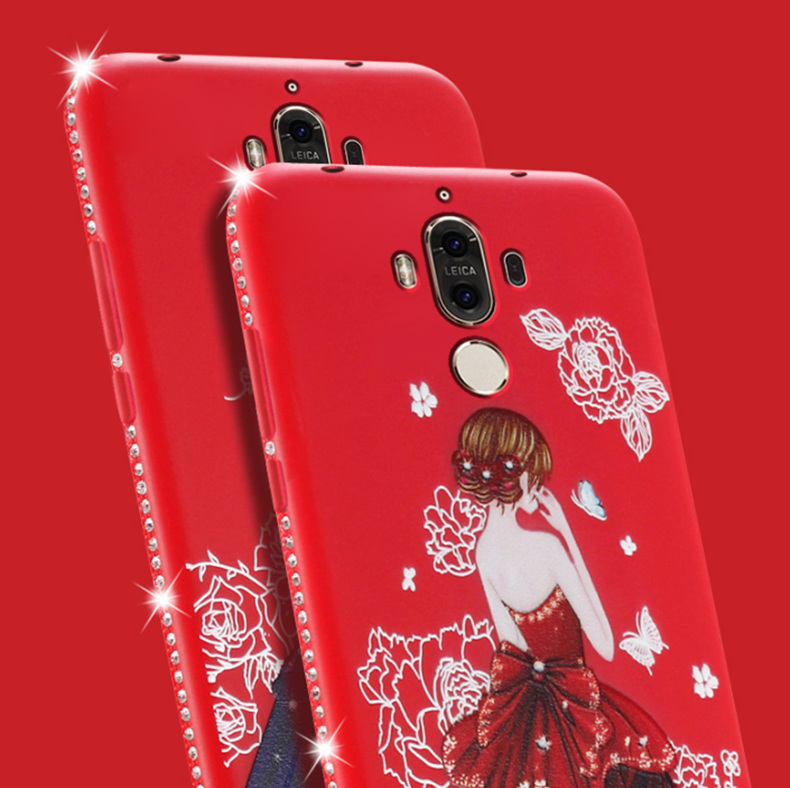 Case Huawei Mate 9 / Pre-order * 3D เพชร TPU ซิลิโคนอ่อนนุ่ม *