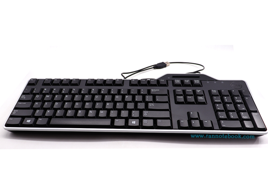 คีย์บอร์ด Dell KB813 อ่านบัตร Smart Card แท้ Dell Keyboard Smart Card USB แท้ ประกัน ศูนย์ Dell 1 ปี