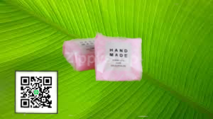 ซองซีลขยายข้างสีชมพู ลายHANDMADE ขนาด 5.5x13.5+2cm 006560