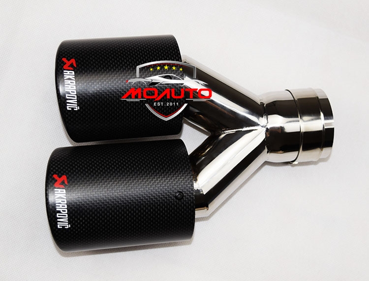 ปลายท่อกลม V2 Akrapovic Carbon BMW G30