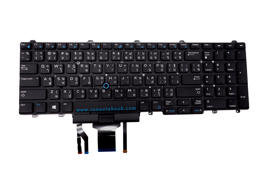 Keyboard Dell Precision 7710 แท้ประกันศูนย์ Dell ส่งฟรี