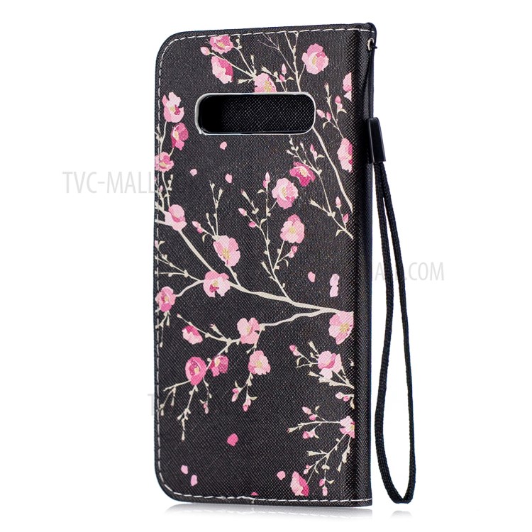 Case Samsung Galaxy S10 / Pre-Order * กระเป๋าสตางค์พิมพ์รูปแบบยืน เคสที่มีสายคล้องมือ *
