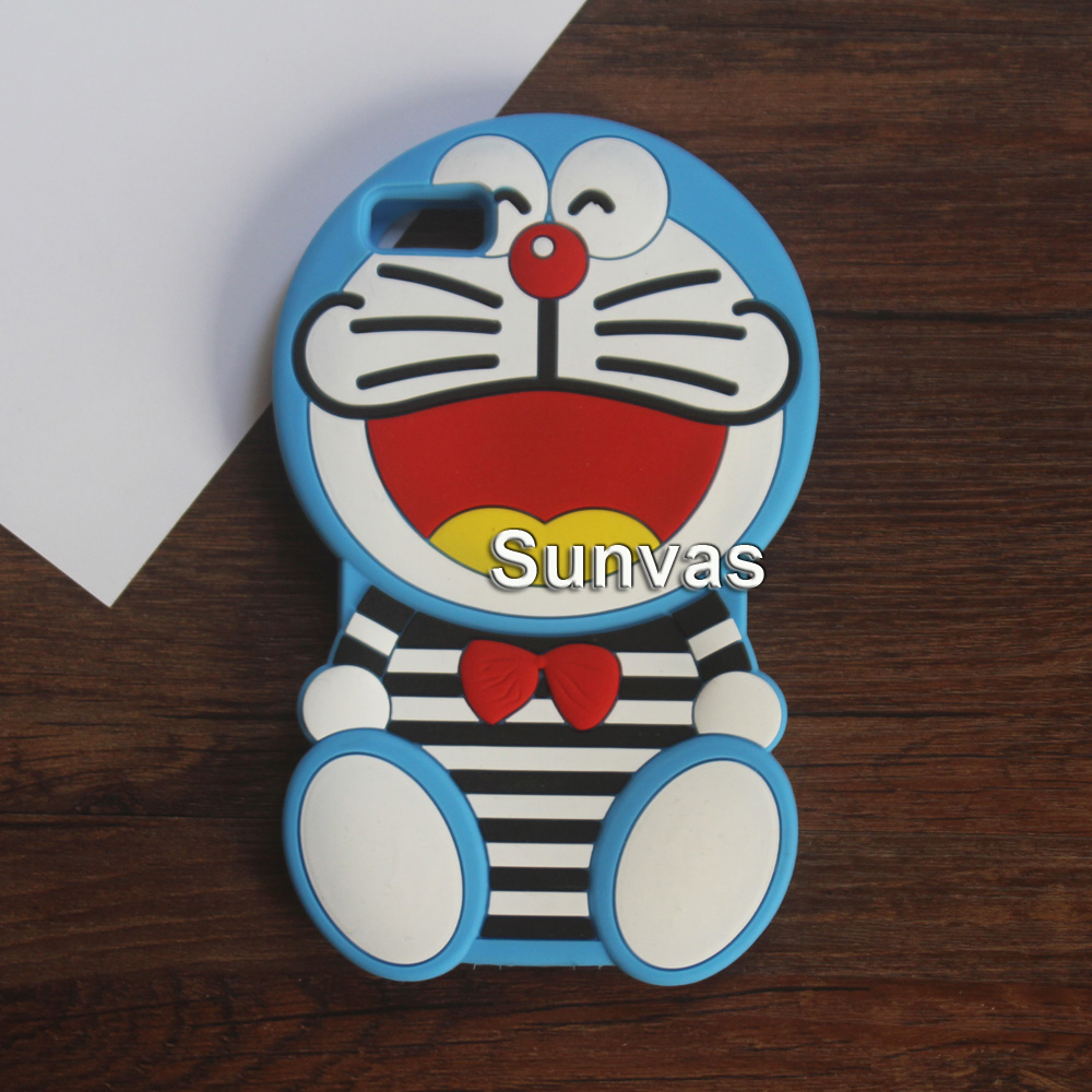 Case Huawei P8 Lite / Pre-order * 3D แฟชั่นการ์ตูนโดเรมอน ซิลิคอน *