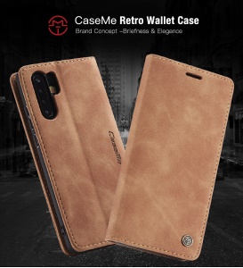 Case Huawei P30 Pro / Pre-Order * CASEME 013 Series Retro PU Leather Wallet Case มือถือพร้อมขาตั้ง *