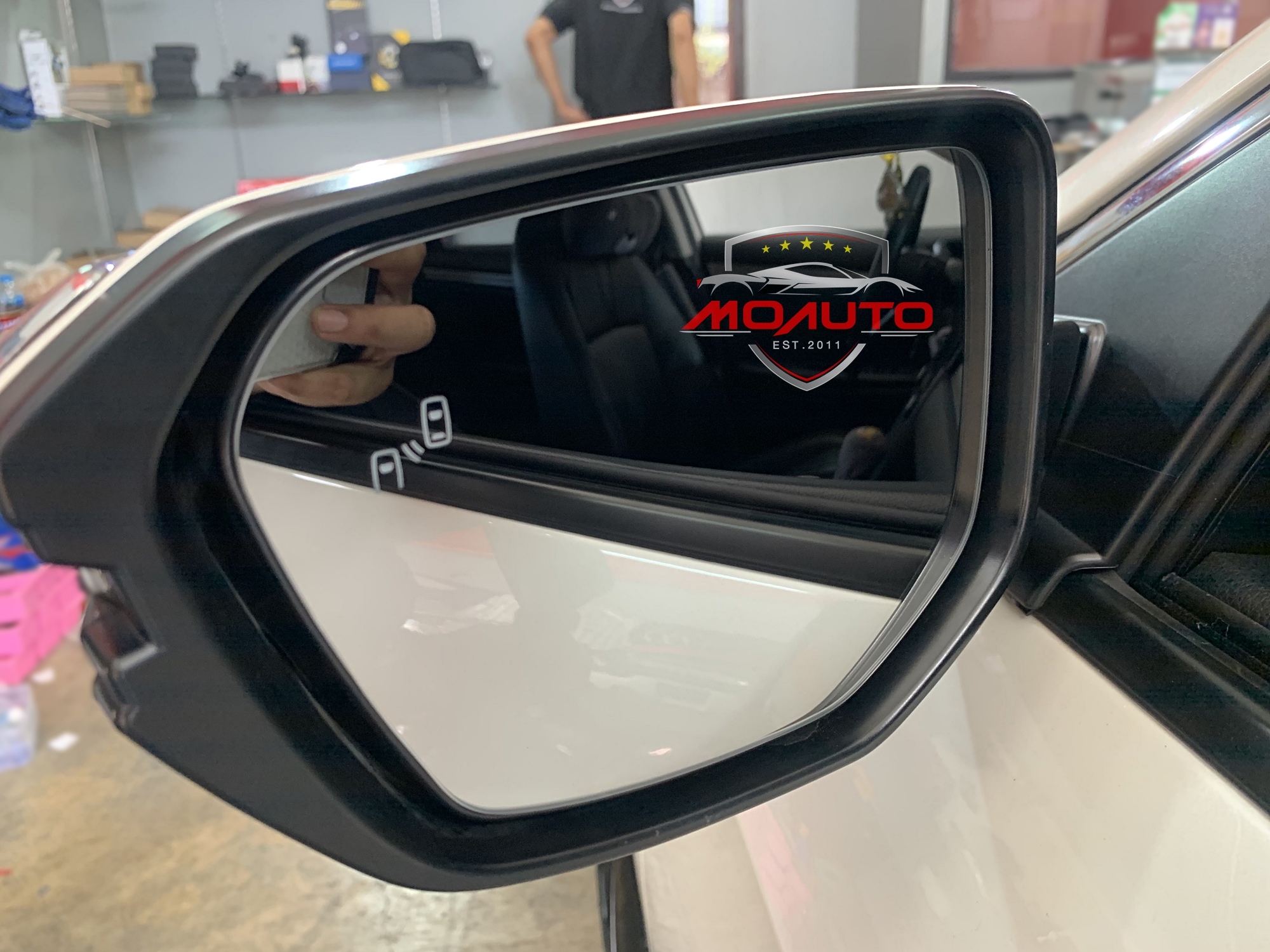 ชุดกระจกช่วยเตือนมุมอับสายตา V1 (Blind Spot Monitor) CIVIC FC / FK