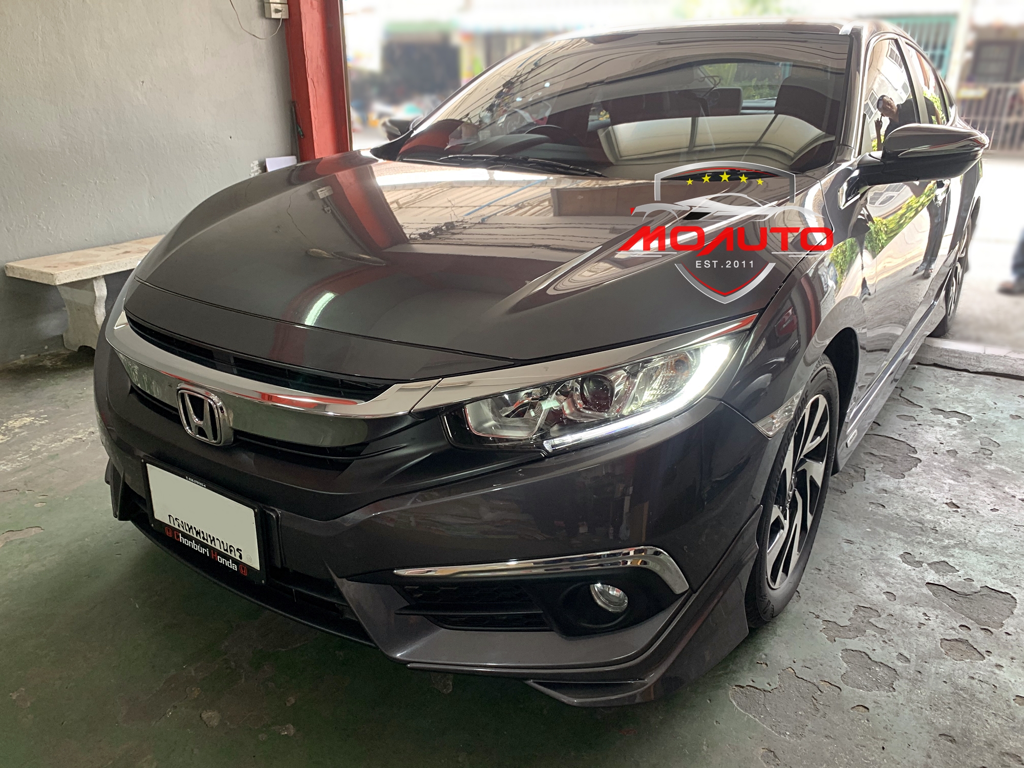 ชุดกระจกช่วยเตือนมุมอับสายตา V1 (Blind Spot Monitor) CIVIC FC / FK