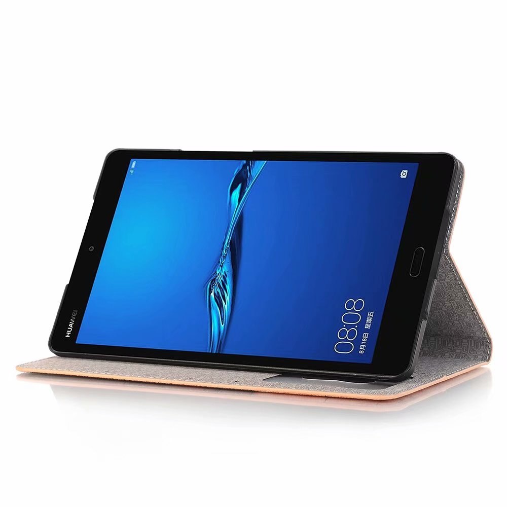 Case Huawei MediaPad M3 / Pre-order * พิมพ์ลายแผนที่ ช่องเสียบการ์ดหนัง PU ยืนพลิกปก *
