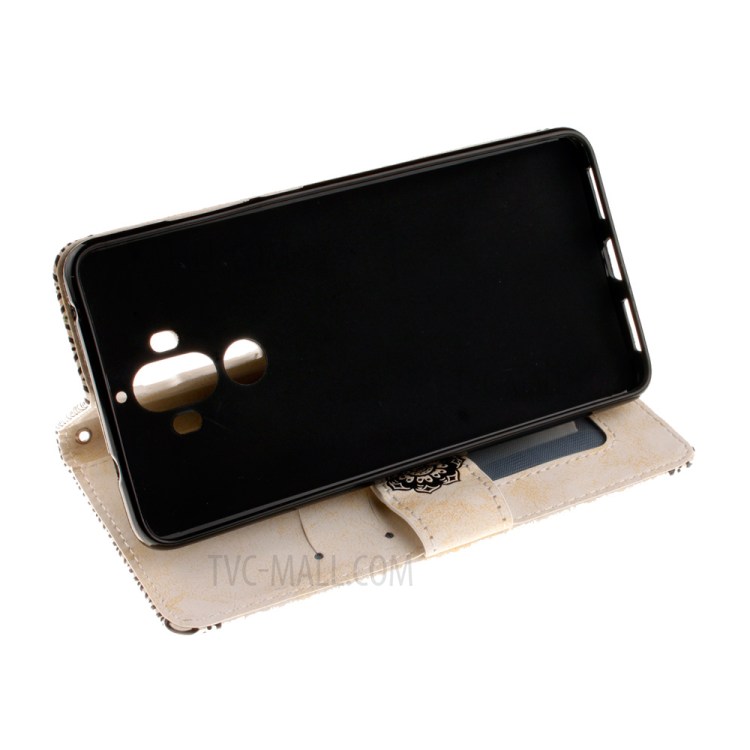 Case Huawei Mate 9 / Pre-order * ผิวนูนดอกไม้ Mandala กับเชือกเส้นเล็ก *