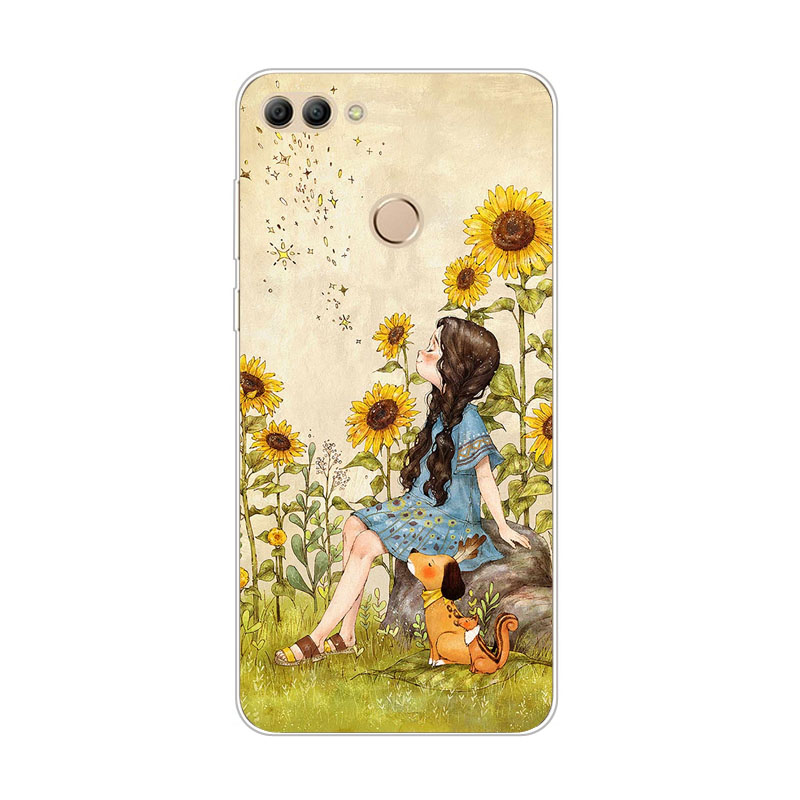 Case Huawei Y9 / Pre-order * เคสซิลิคอนการ์ตูนจิตรกรรมTPU Softปกหลัง *