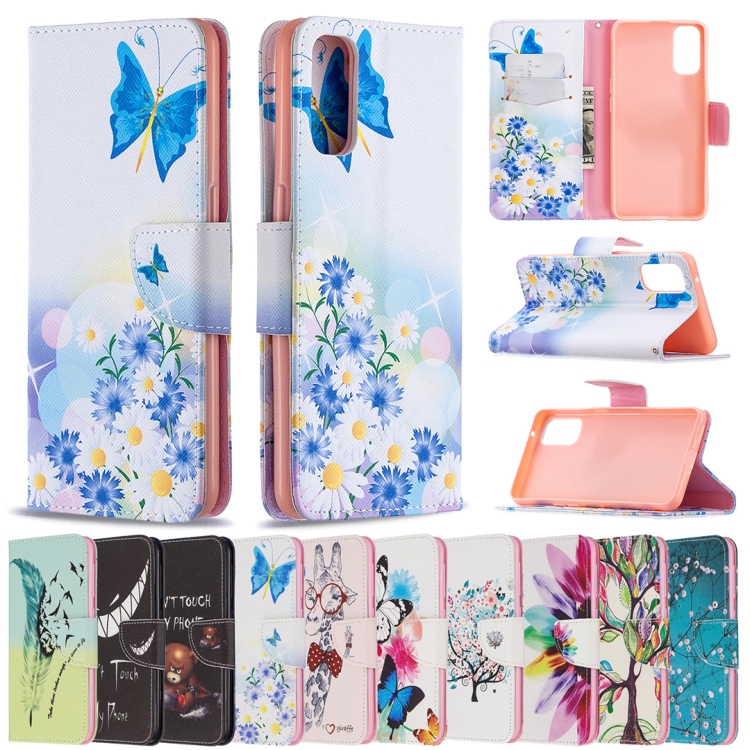 Case OPPO Reno4 5G / Pre-Order * รูปแบบการวาดสีซองหนังพลิกแนวนอนพร้อมตัวยึดและช่องเสียบการ์ดและกระเป๋าสตางค์ *