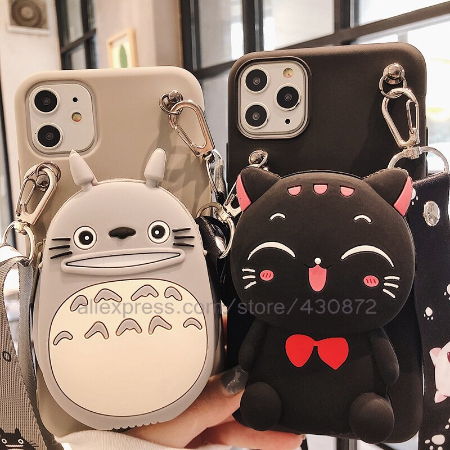 Case Huawei Nova 7 SE / Pre-order * 3D เคสซิลิคอนน่ารักดอกไม้การ์ตูนกระเป๋าโทรศัพท์พร้อมสายคล้อง *