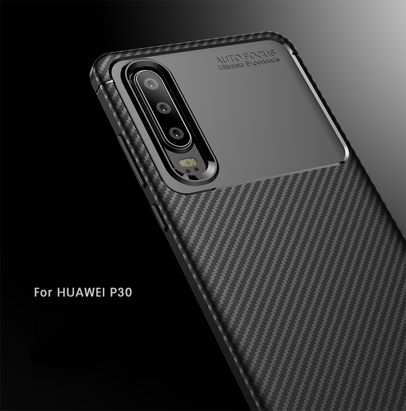 Case Huawei P30 # Pre-Order * เคสคาร์บอนไฟเบอร์ ส่วนด้านในออกแบบระบายความร้อน *