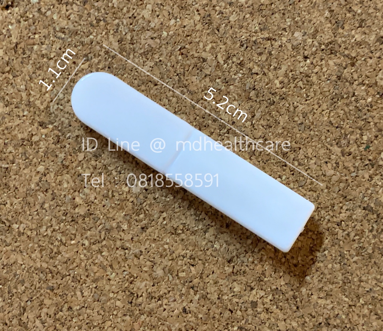 ไม้พายพลาสติก ไม้พายตักครีม ขนาด5.2*1.1cm.(100ชิ้น/ชิ้นละ1฿)
