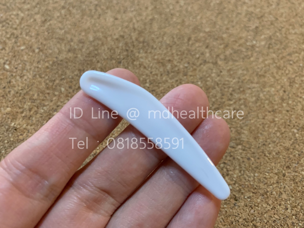 ไม้พายพลาสติก ไม้พายตักครีม ขนาด5.3*1cm.(100ชิ้น/ชิ้นละ1฿)