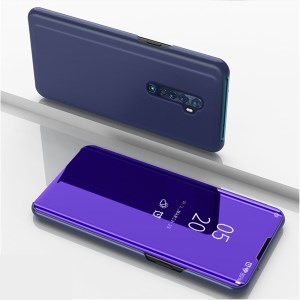 Case OPPO Reno 2 / พรีออเดอร์ * เคสปกกระจกผิวดูหน้าต่างซองหนัง ทำจากวัสดุหนัง PC + PU *