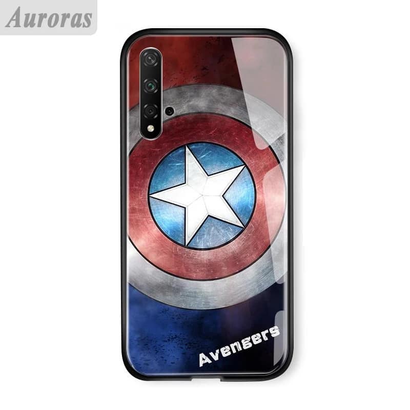 Case Huawei Nova 5T / Pre-order * เคสกระจกนิรภัย สไตล์Graffiti Street แผ่นหลัง + กรอบ TPU *