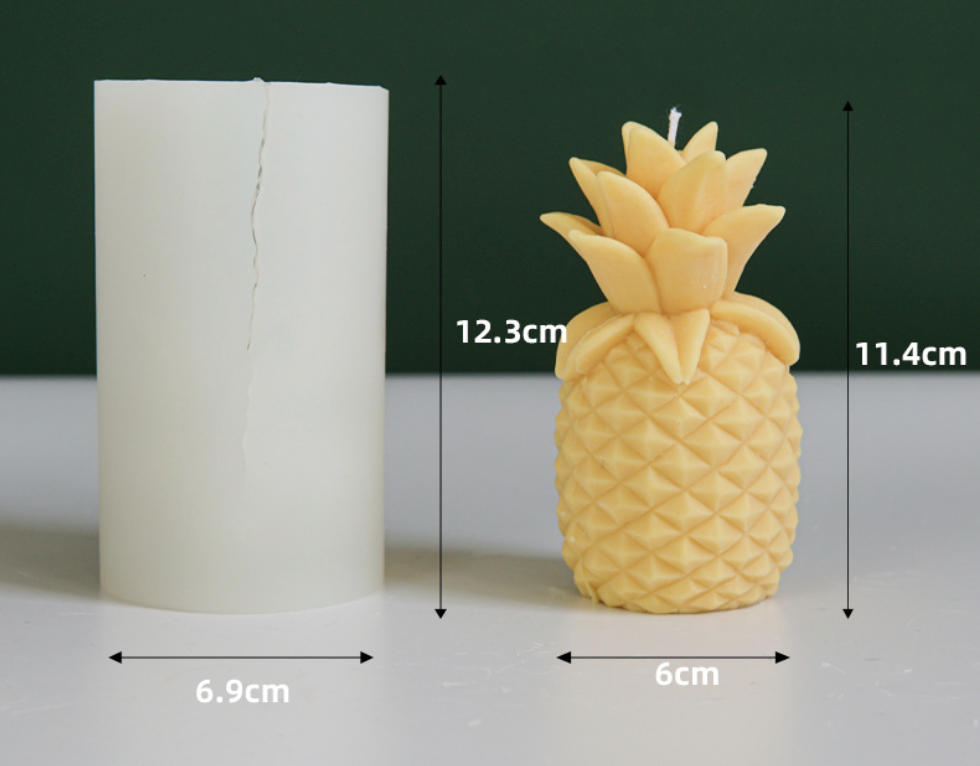 แม่พิมพ์ซิลิโคนสับปะรด 1 ชิ้น 210g 6*11.4 cm 005694